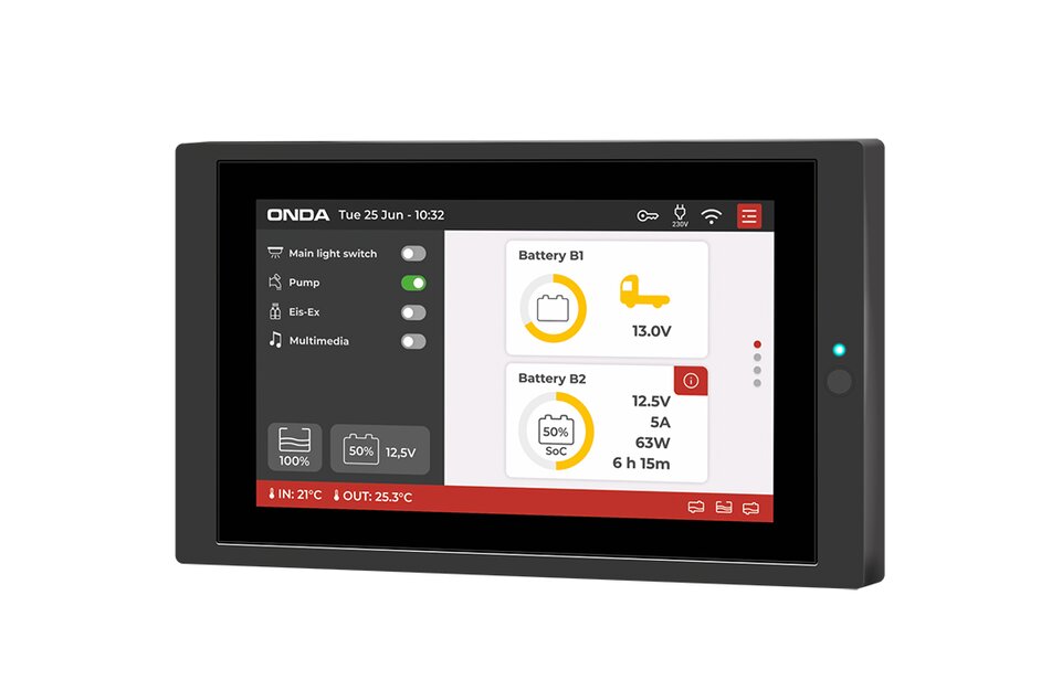 Das neue ONDA Linde Touch Panel | © AL-KO Fahrzeugtechnik-Gruppe